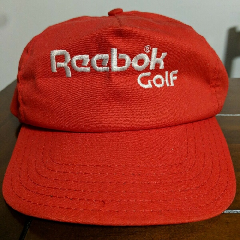 Reebok Golf Hat Red Vintage